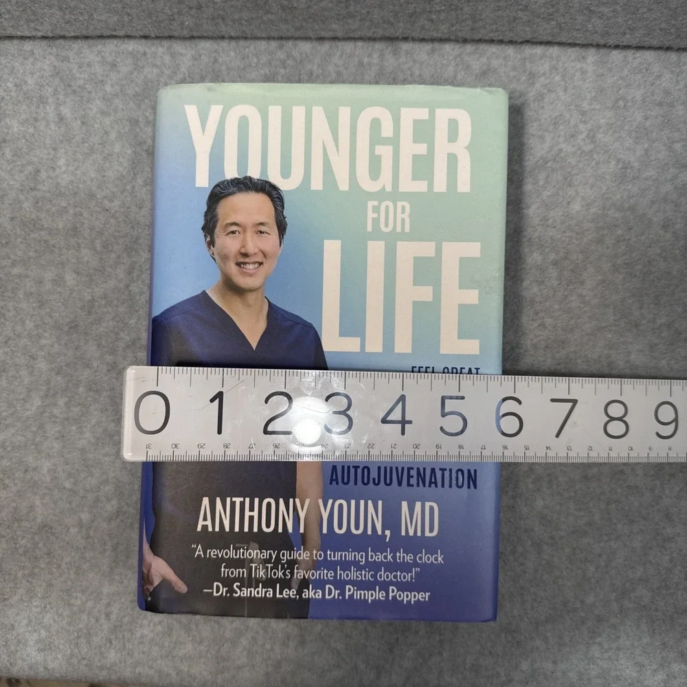 New Younger For Life By Anthony Youn MD Hardcover‎ Holistic Health Longevity